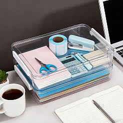 2Pcs Plastic File Storage Box&nbsp;AJEW-PH0010-09