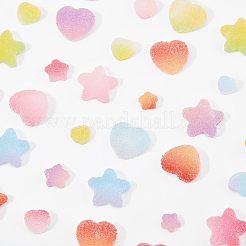 120Pcs 6 Style PVC Cabochons&nbsp;KY-OC0001-09