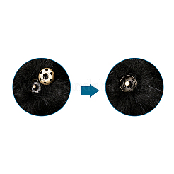 Soft Pom Pom Sewing Snap Buttons Accessories&nbsp;SNAP-TA0001-01G