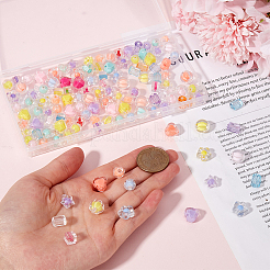 160Pcs 8 Styles Transparent Acrylic Beads&nbsp;TACR-SP0001-10
