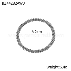 304 Stainless Steel Twisted Chains Bracelets&nbsp;BJEW-OY001-05P