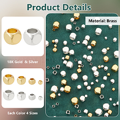 200Pcs 8 Styles Brass Beads&nbsp;KK-PH0006-62