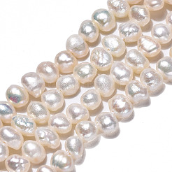 Natural Cultured Freshwater Pearl Beads Strands&nbsp;PEAR-N014-04A