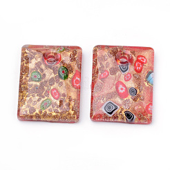 Handmade Gold Sand Lampwork Pendants&nbsp;LAMP-R138-08-B