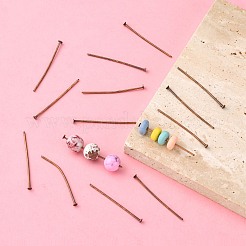 鉄平頭ピン  カドミウムフリー＆ニッケルフリー＆鉛フリー  赤銅鉱  30x0.75~0.8mm  20ゲージ  約336個/50g  ヘッド：2mm&nbsp;X-HPR3.0cm-NF