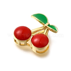 Brass Enamel Slide Charms&nbsp;KK-Z125-15C-G