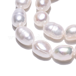 Natural Cultured Freshwater Pearl Beads Strands&nbsp;PEAR-N014-06E