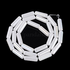Electroplate Imitation Jade Glass Beads Strands&nbsp;EGLA-Q132-02A-A06