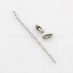 Tarnish Resistant 304 Stainless Steel Ball Chains&nbsp;CHS-A002B-F1.2mm