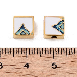 Ion Plating(IP) 304 Stainless Steel Enamel Beads&nbsp;STAS-I309-11A-G
