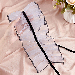 Organza Wrinkle Faux Collar&nbsp;AJEW-WH0314-720C