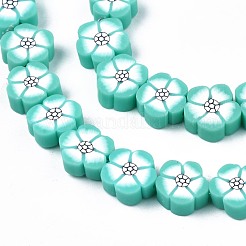 Handmade Polymer Clay Beads Strands&nbsp;CLAY-S096-042A