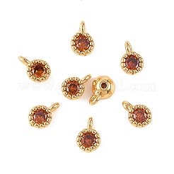 SHEGRACE Brass Pave Cubic Zirconia Charms&nbsp;XGRQ5K618-832G-C