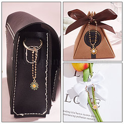 Flower Alloy Enamel Pendant Decoration&nbsp;PALLOY-PH01583