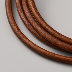 牛革コード  ラウンド  サドルブラウン  3.5mm&nbsp;OCOR-WH20003-131A