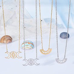 16Pcs 4 Style 201 Stainless Steel Pendant Links&nbsp;STAS-DC0002-64