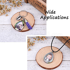 2Pcs 2 Style Alloy Magnetic Locket Pendants&nbsp;PALLOY-TA0002-35M