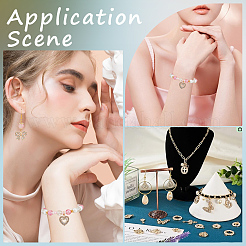 32Pcs 8 Styles Alloy Rhinestone Pendants Sets&nbsp;ALRI-SC0001-56