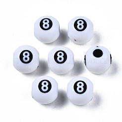 Opaque Acrylic Beads&nbsp;X-MACR-S272-66