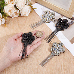 4Pcs 2 Colors Flower Epaulettes&nbsp;DIY-HY0003-59