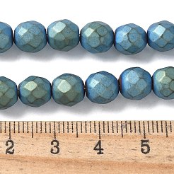 Electroplated Synthetic Non-magnetic Hematite Beads Strands&nbsp;G-S382-01H