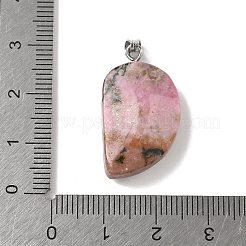 Natural Rhodonite Carved Pendants&nbsp;G-P599-04P-09