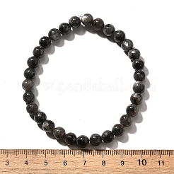 天然ラルビカイトビーズストレッチブレスレット  ラウンド  1-7/8インチ〜2-1/8インチ（4.9~5.3cm）  ビーズ：6~7mm&nbsp;BJEW-F380-01-A14
