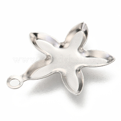 Non-Tarnish 201 Stainless Steel Pendant Cabochon Settings&nbsp;STAS-C021-05P