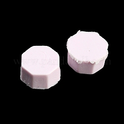 レトロシーリングスタンプ用ワックス粒子のシール  八角形  スミレ  9x5mm  約1500個/袋&nbsp;DIY-WH0148-11-20