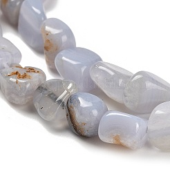 Natural Blue Lace Agate Beads Strands&nbsp;G-P497-01E-71