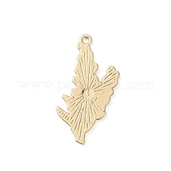 Light Gold Plated Alloy Enamel Pendants&nbsp;ENAM-D065-01KCG-04