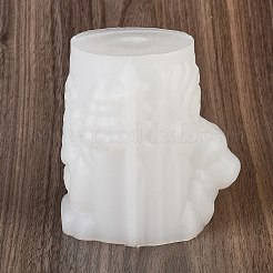 クリスマス DIY シリコンキャンドル型  レジン型  UVレジン用  エポキシ樹脂工芸品作り  鹿  88x68x94mm  内径：80x58x84mm&nbsp;AJEW-U014-02B
