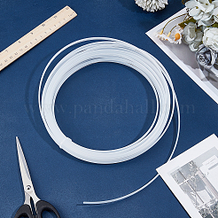 10M Translucent PVC Wedding Dress Shaping Fishbone&nbsp;DIY-GF0014-12C