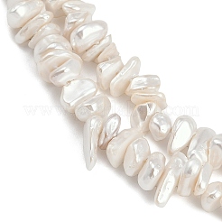 Electroplated Shell Pearl Beads Strands&nbsp;BSHE-H113-01A