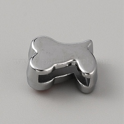 合金ラインストーンスライドチャーム  エナメル  チェリー  プラチナ  ライトサファイア  11x8.5x5mm  穴：8x1.5mm&nbsp;FIND-WH0419-89C