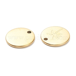 Ion Plating(IP) 304 Stainless Steel Charms&nbsp;STAS-P280-10G