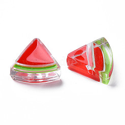 Transparent Enamel Acrylic Beads&nbsp;X-TACR-S155-001