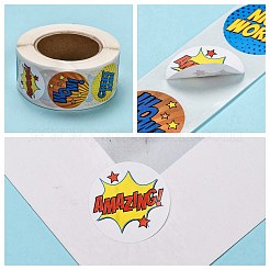 Self-Adhesive Kraft Paper Gift Tag Stickers&nbsp;LS-DIY-G013-A23
