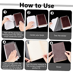 30Pcs Self-adhesive Plastic Book Cover&nbsp;AJEW-WH0752-331A