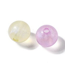 Rainbow Iridescent Plating Acrylic Beads&nbsp;MACR-YW0002-19B