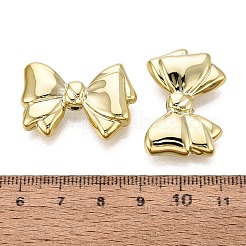 UVメッキアクリルビーズ  蝶結び  黄金メッキ  20.5x29.5x8mm  穴：2mm&nbsp;OACR-N160-37A