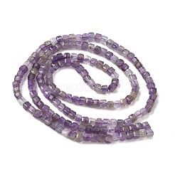 Faceted Natural Amethyst Beads Strands&nbsp;G-RM250101-E21