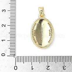 Brass Micro Pave Cubic Zirconia Pendants&nbsp;ZIRC-I356-02G-02