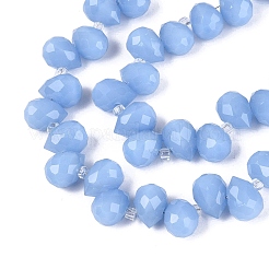 Imitation Jade Glass Beads Strands&nbsp;GLAA-Q116-01A-E02