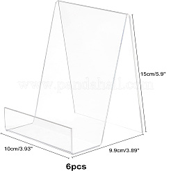 Acrylic Book Displays Stand&nbsp;ODIS-WH0009-01