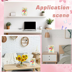 DIY Button Flowers Bouquet Photo Frame Kits&nbsp;DIY-WH20001-72C