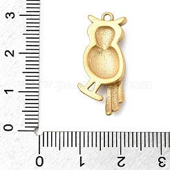 304 Stainless Steel with Rhinestone Pendants&nbsp;STAS-Z179-11G