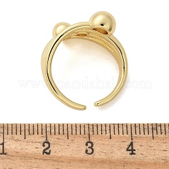 Brass Cuff Rings&nbsp;RJEW-C120-20G