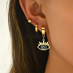 3 Pairs 3 Styles 201 Stainless Steel Earrings Sets&nbsp;QS4475-2