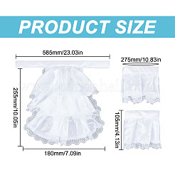 Lace Cloth Oversleeves&nbsp;AJEW-WH0348-190A